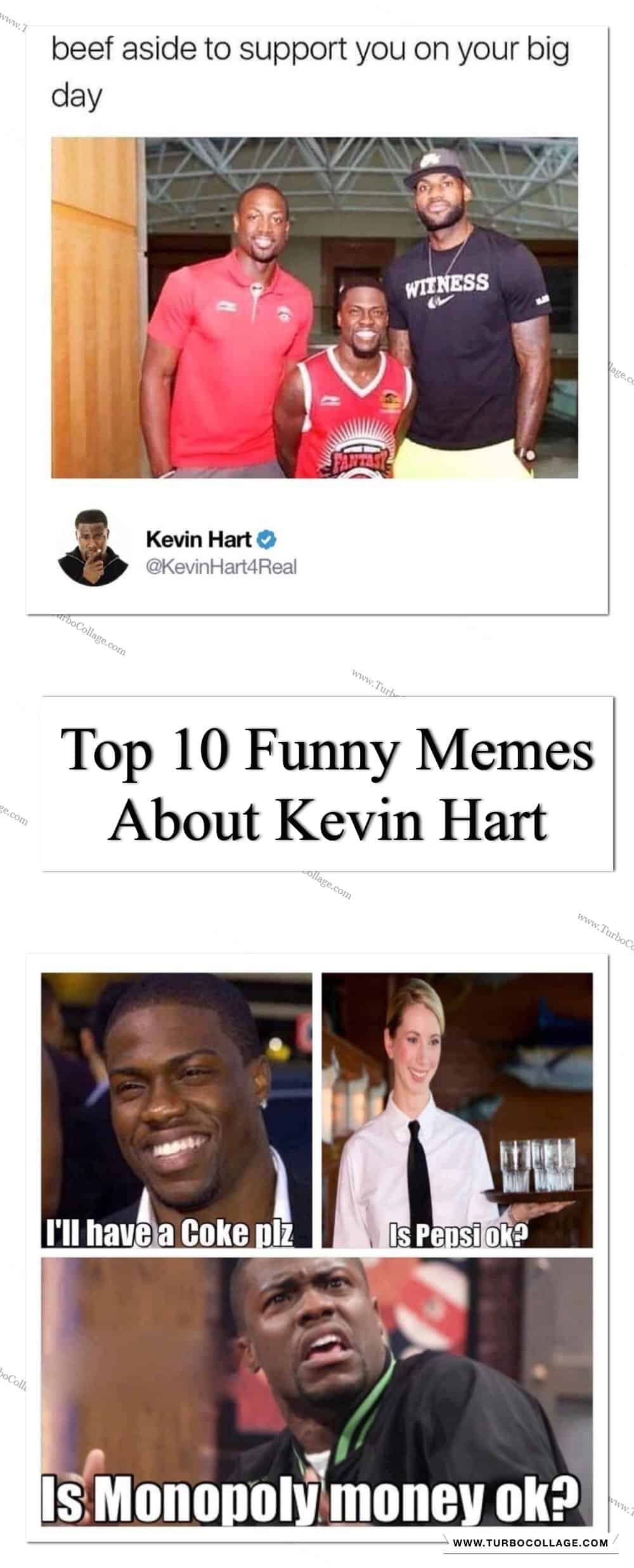 Top 10 Funny memes About Kevin Hart.