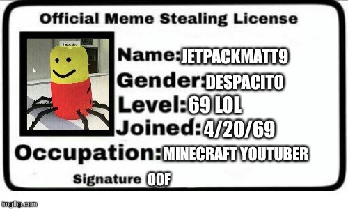 33 Meme Stealing License 4