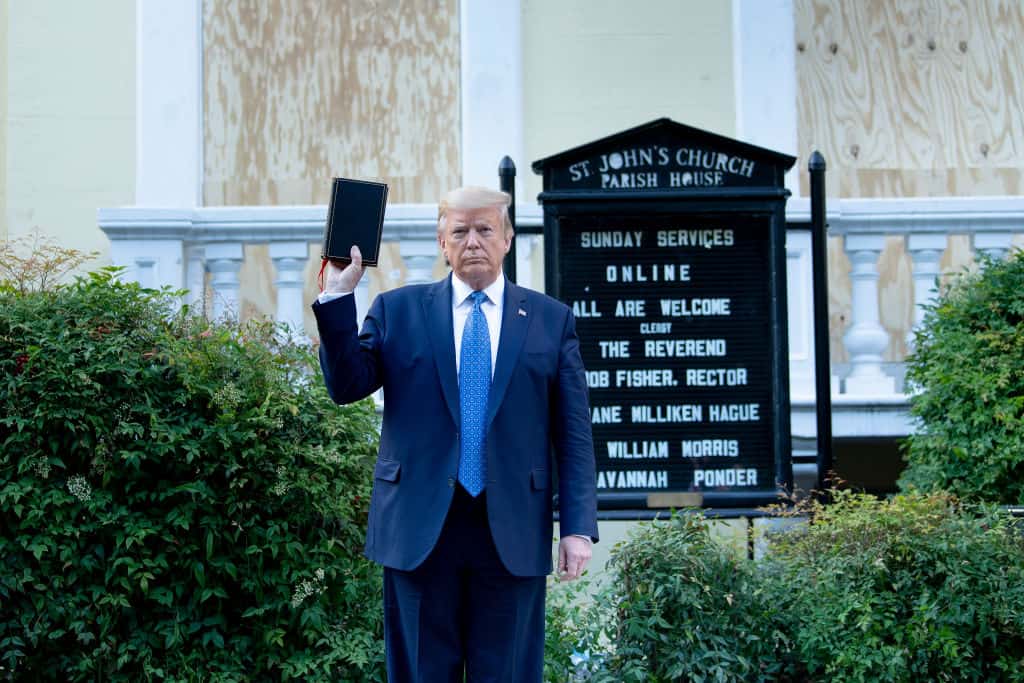 27 Trump Holding Bible Meme 15