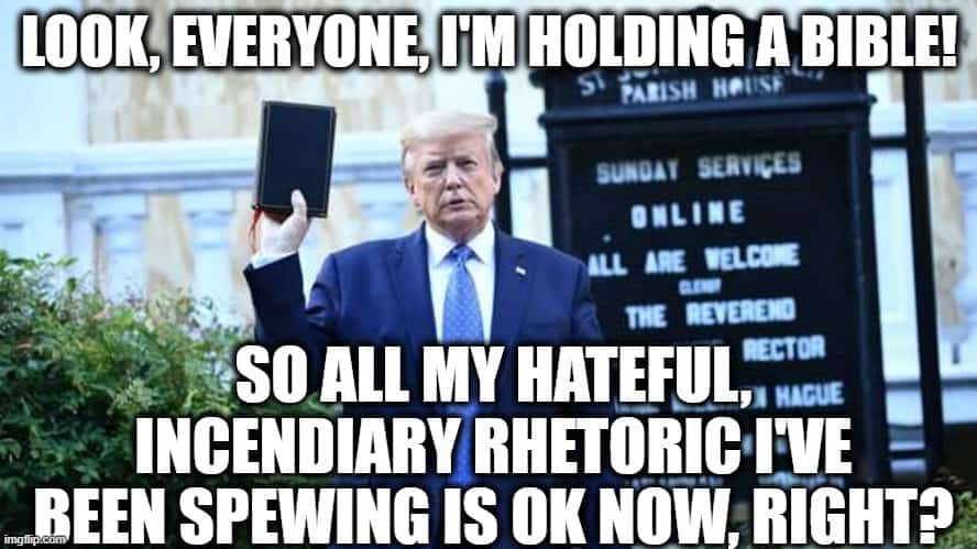 27 Trump Holding Bible Meme 22