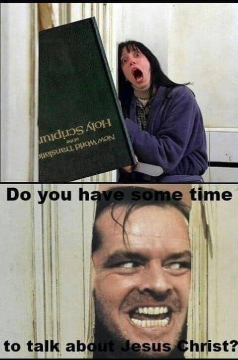 Jehovah Witness Meme 1