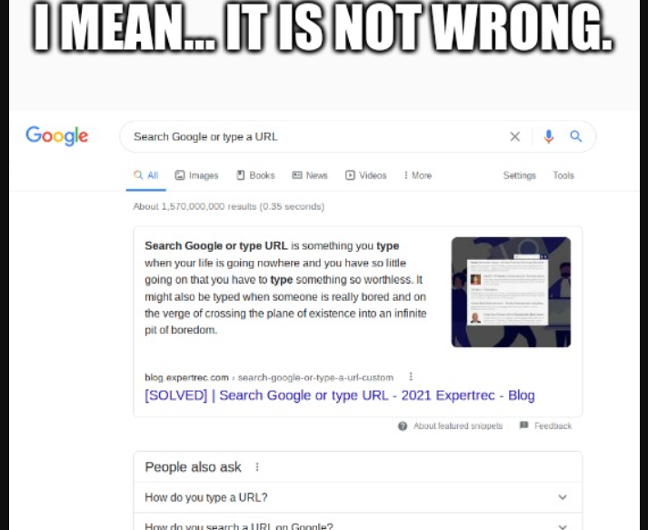 29+ Funny Search google or type a url meme2