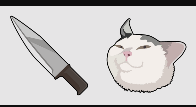 Cat knife meme9