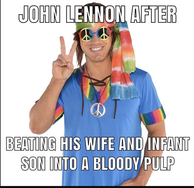 Did john lennon beat his wife5