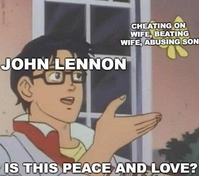 Did john lennon beat his wife7