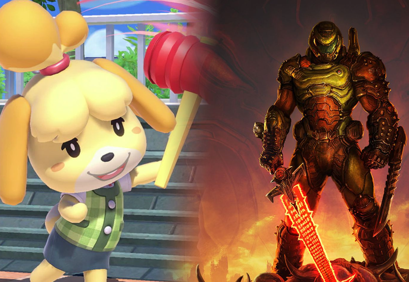 Doomguy and isabelle2