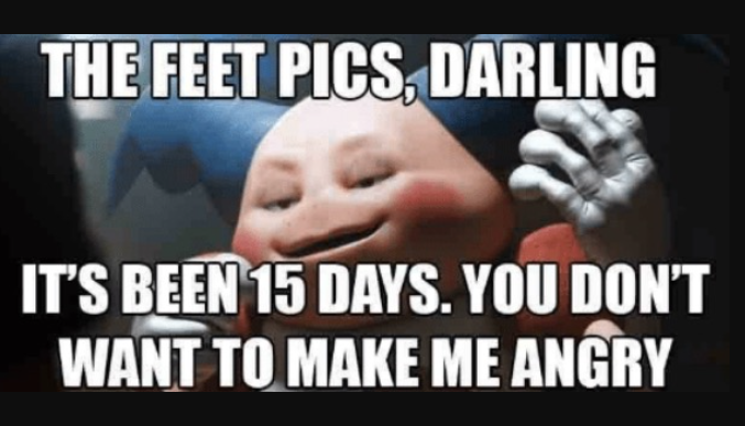 Feet pics meme12
