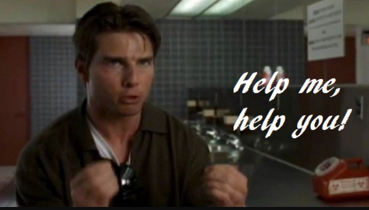 Jerry maguire help me help you meme6