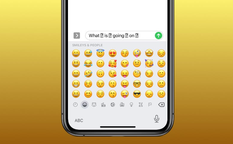 Question mark box emoji