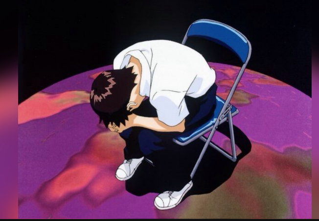 Shinji in chair