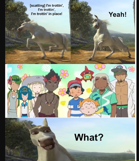 Staring donkey meme7