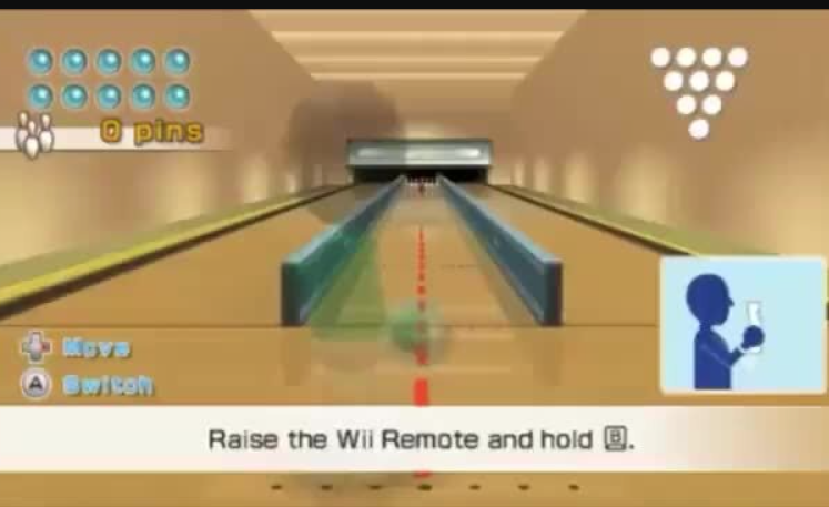 Wii bowling nice cock5