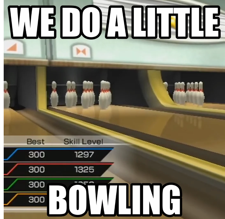 Wii bowling nice cock7