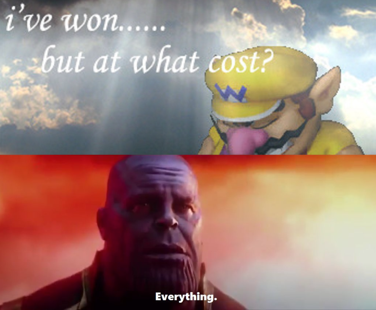 I’ve won but at what cost meme1