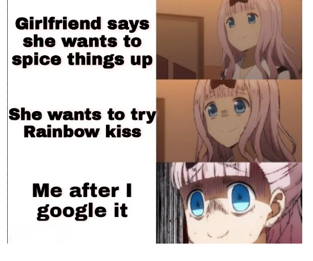 Rainbow kiss pictures3