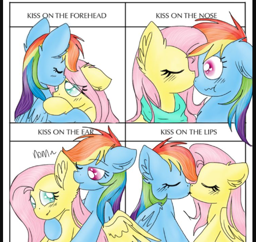 Rainbow kiss pictures7