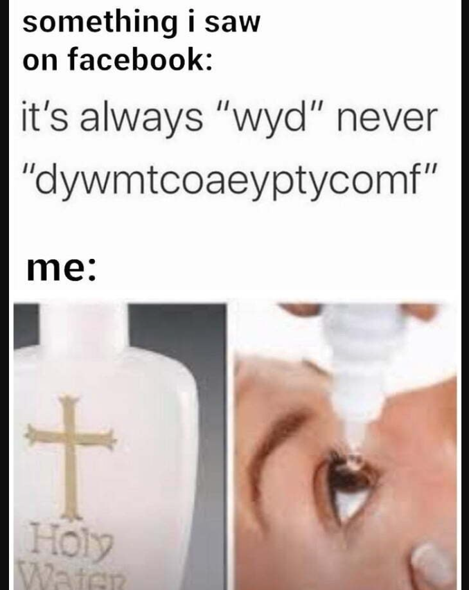 What does dywmtcoaeyptycomf mean3