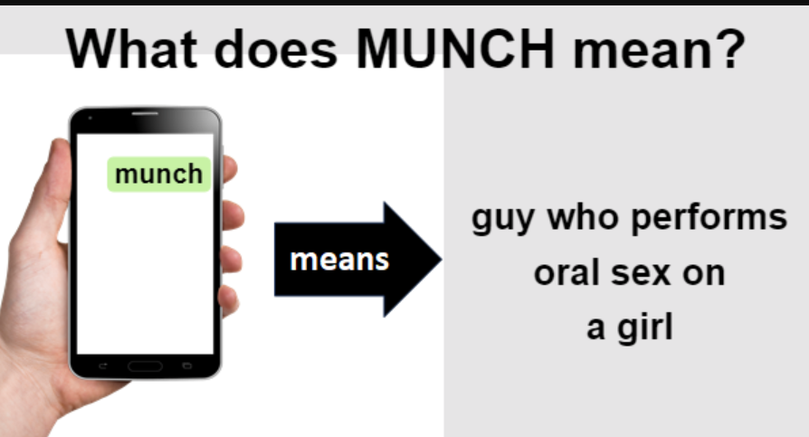 What does it mean when someone calls you a munch8