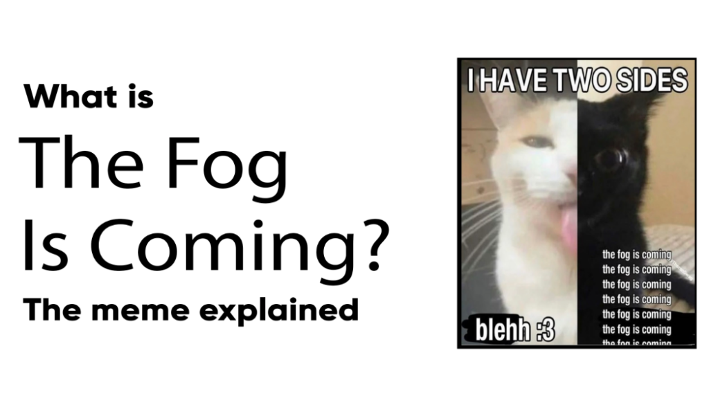 What does the fog is coming mean1
